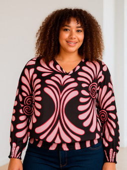 ENYA - Plus Size Bluse fra Zhenzi