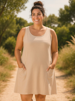 AMIN - Plus Size Kjole fra Zhenzi