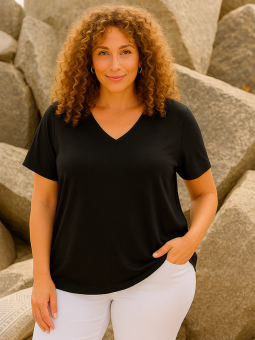 ALBERTA - Plus Size T-shirt fra Zhenzi