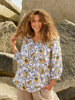 HAYU - Plus Size Bluse fra Zhenzi