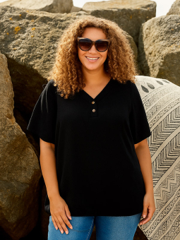 HEDY - Plus Size Bluse fra Zhenzi