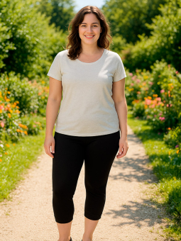ZH-KANT - Plus Size Leggings fra Zhenzi