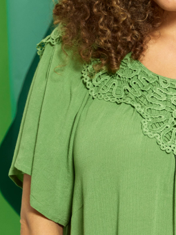 ZH-LUNA - Plus Size Bluse fra Zhenzi