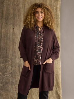 ZH-KOGLE - Plus Size Cardigan fra Zhenzi