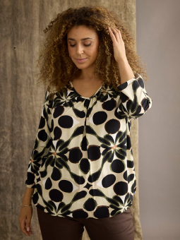 ZH-OCTA - Plus Size Bluse fra Zhenzi