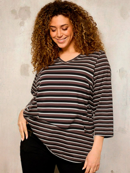 ZH-ALBERTA - Plus Size T-shirt fra Zhenzi