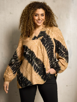 ZH-SILK - Plus Size Bluse fra Zhenzi