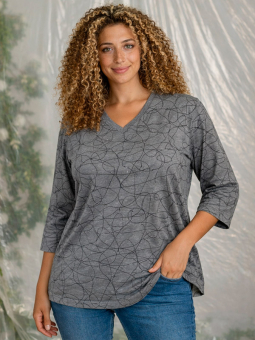 ZH-ALBERTA - Plus Size Bluse fra Zhenzi