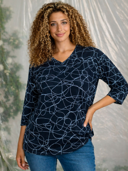 ZH-ALBERTA - Plus Size Bluse fra Zhenzi