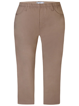 Zhenzi TWIST - Brune leggings i viskose stretch