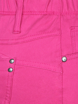 Zhenzi TWIST - Rosa capri bukser i viskose med stretch