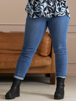 Zhenzi SALSA - blå jeans med stretch 