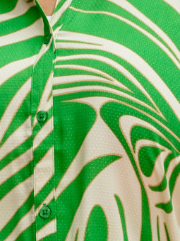 Zhenzi JANELLE - Skjorte med grønt print