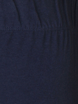 Zhenzi KANT - Marineblå 3/4 leggings i bomulls jersey