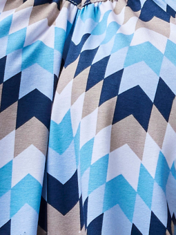 Zhenzi CORINNE - Jersey bluse med blått print