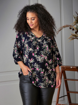 Zhenzi 2808227-Julieta-227-Bluse-38110-Slate-rose