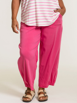 Gozzip CLARA - Rosa culotte bukser i viskosebengalin