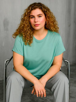 GITTE - Plus Size T-shirt fra Gozzip
