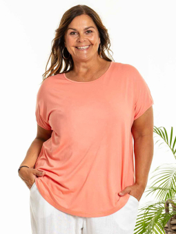 GITTE - Plus Size T-shirt fra Gozzip