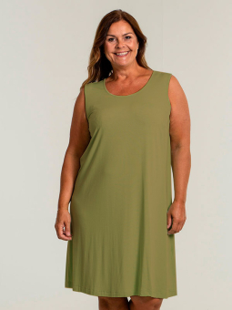 Gozzip GITTE - Grønn kjole/ tunika i viskosejersey