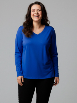 GITTE - Plus Size Bluse fra Gozzip