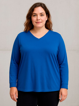 GITTE - Plus Size Bluse fra Gozzip