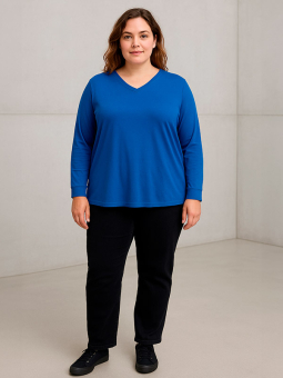 GITTE - Plus Size Bluse fra Gozzip