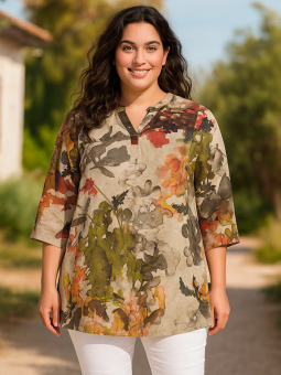 Plus Size Bluse fra Pont Neuf
