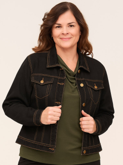 MAYA - Plus Size Jakke fra Gozzip