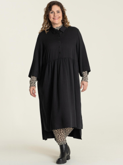 Gozzip Susanne - svart viskose kjole