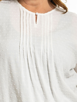 GABRIELLA - Plus Size Bluse fra Gozzip