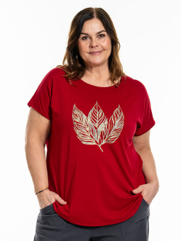 GITTE - Plus Size T-shirt fra Gozzip