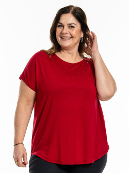 GITTE - Plus Size T-shirt fra Gozzip