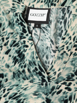 BILLIE - Plus Size Bluse fra Gozzip