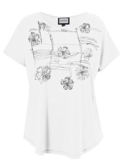 GITTE - Plus Size T-shirt fra Gozzip
