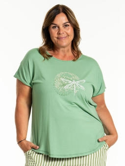GITTE - Plus Size T-shirt fra Gozzip