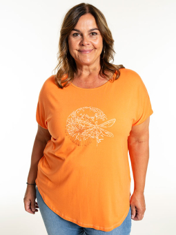 GITTE - Plus Size T-shirt fra Gozzip