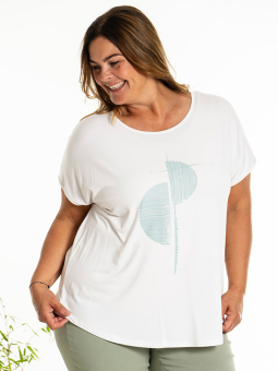 GITTE - Plus Size T-shirt fra Gozzip