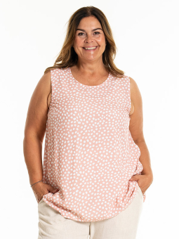 BEATA - Plus Size Topp fra Gozzip
