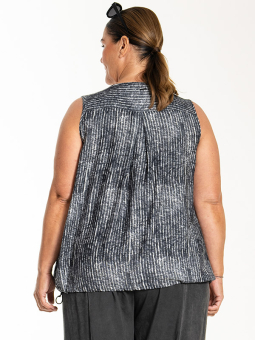 LORENA - Plus Size Topp fra Gozzip Black