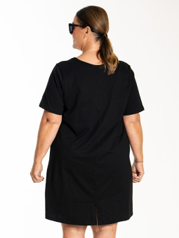LILLY - Plus Size Tunika fra Gozzip Black