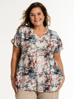 JEAN - Plus Size Bluse fra Gozzip
