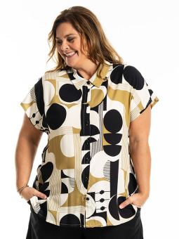 KAISA - Plus Size Skjorte fra Gozzip