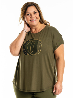 GITTE - Plus Size T-shirt fra Gozzip