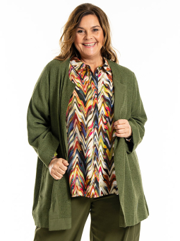 JOSEFIN - Plus Size Cardigan fra Gozzip
