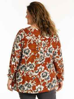 IBEN - Plus Size Bluse fra Gozzip