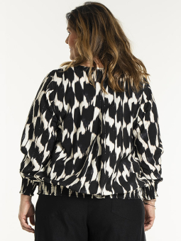 MIRABELLE - Plus Size Bluse fra Gozzip