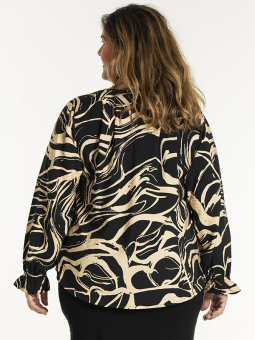 SOFIA - Plus Size Bluse fra Gozzip
