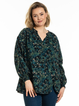 GMALINA - Plus Size Bluse fra Gozzip