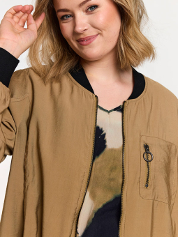 GELLINOR - Plus Size Cardigan fra Gozzip